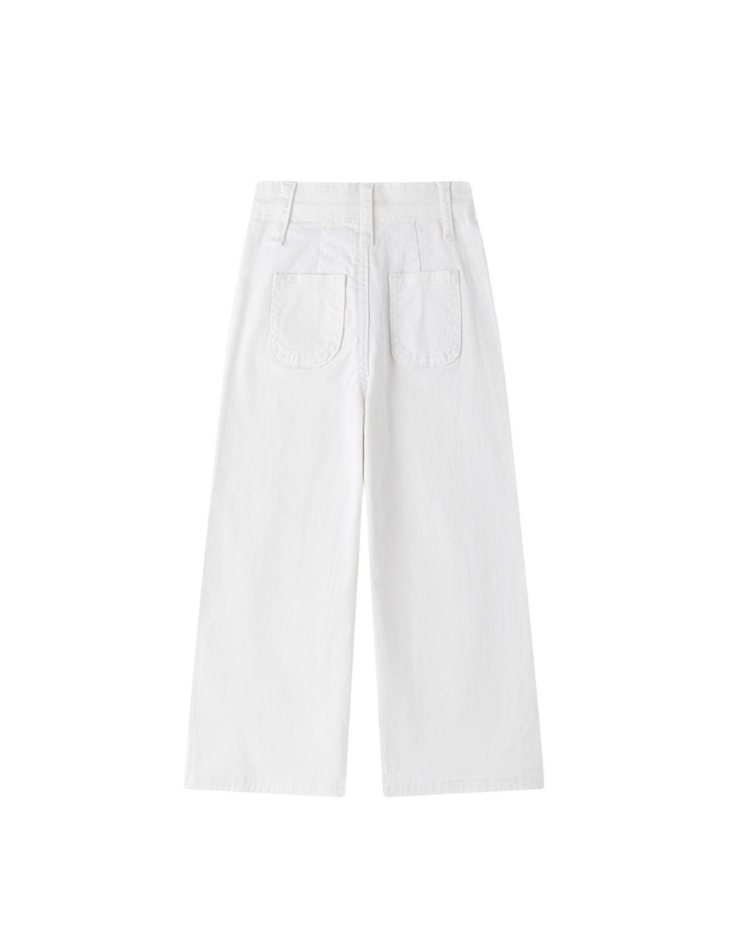 Pantalon Largo Vaquero Blanco