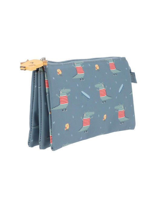 Estuche 3 Compartimentos Croc - Tutete