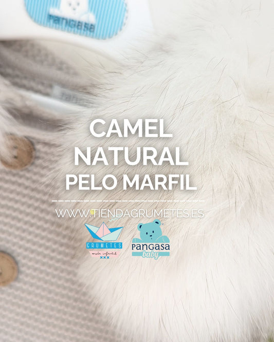 Saco Bebé Forro Polar Camel Pelo