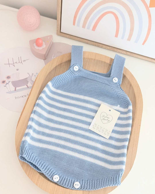 Peto Bebé Rayas Azul - Primbaby