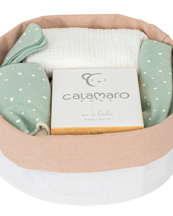 Pack recién nacido Copos Verde Mint