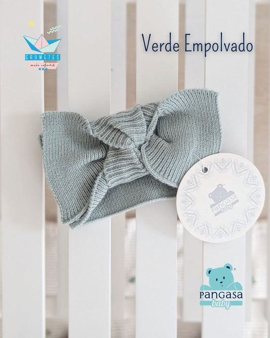 Diadema Lana Verde Mint - Pangasa Baby