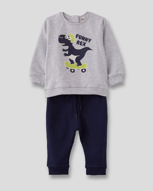 Chandal Funny Rex Gris - Street Monkey