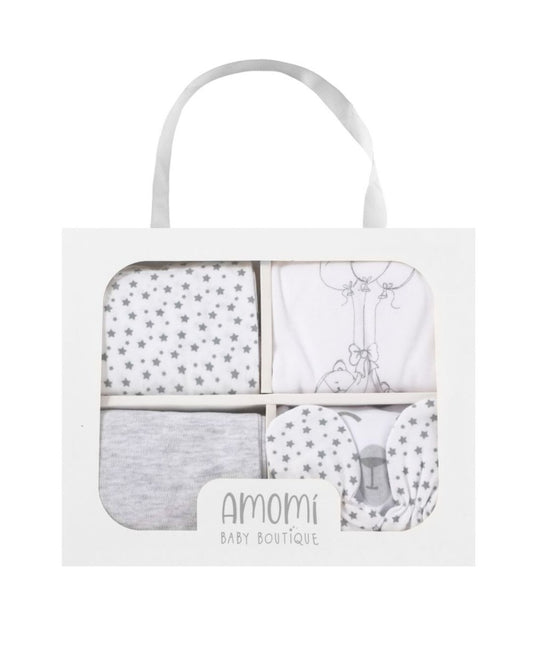 Set de Regalo 6p Osito Gris