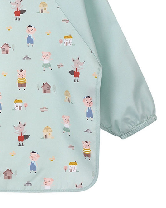 Babero Con Mangas The Three Little Pigs 🐷 Los tres Cerditos - Tutete