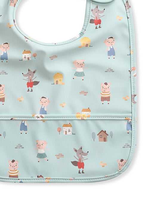 Babero Impermeable The Three Little Pigs 🐷 Los tres Cerditos - Tutete