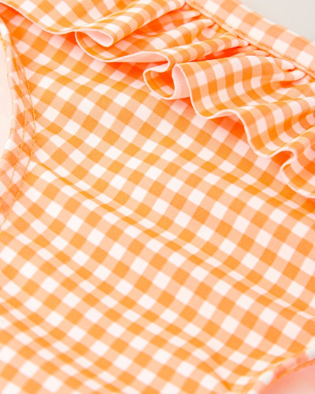Bikini Vichy Naranja Arrecife - Tutto Piccolo