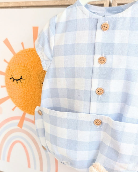 Body Abierto Familia TATIANA Celeste ART.4612 - Micolino