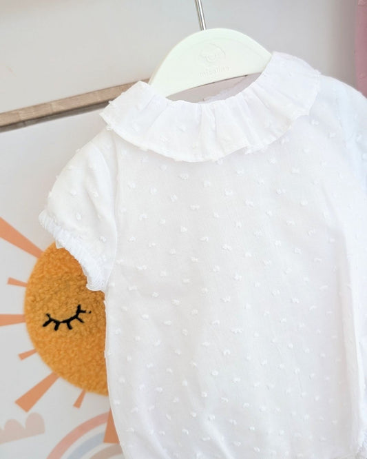 Body Bebé PLUMETI Blanco ART.4627 - Micolino