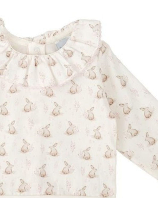 Body Cuello Volante Liebre Rosa - Babidu