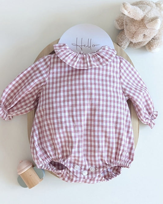 Body Bebé Rosa Familia Alessandra - Micolino