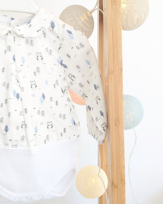 Body Cuello Bebé Tundra Azul - Babidu