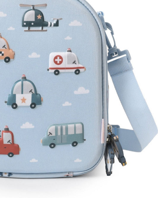 Bolsa Merienda Térmica 3D City Cars 🚗 Coches - Tutete