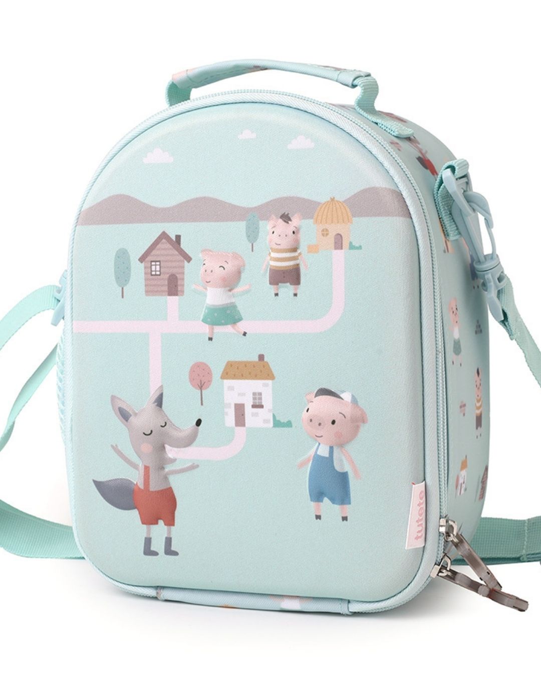 Bolsa Merienda Térmica 3D The Three Little Pigs 🐷 Los tres Cerditos - Tutete