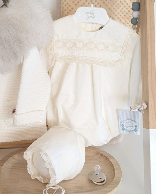 Bombacho Con Capota Audrey Beig 2902MINV-25 - Marta y Paula