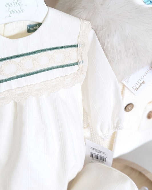 Bombacho Con Capota Audrey Verde 2902MINV-25 - Marta y Paula