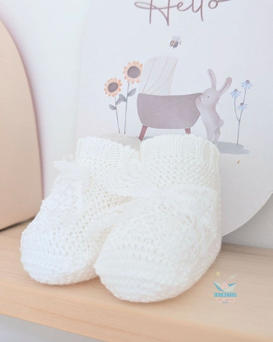 Bota Bebé Puntilla Blanco - Juliana