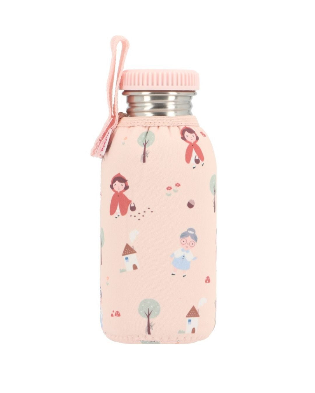 Botella Acero con Funda Little Red ❤ Caperucita Roja 500ml - Tutete