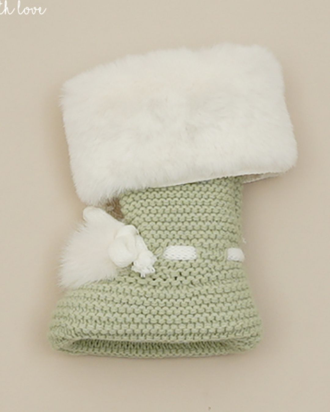 Botitas Forro Polar Verde Hoja - Pangasa Baby