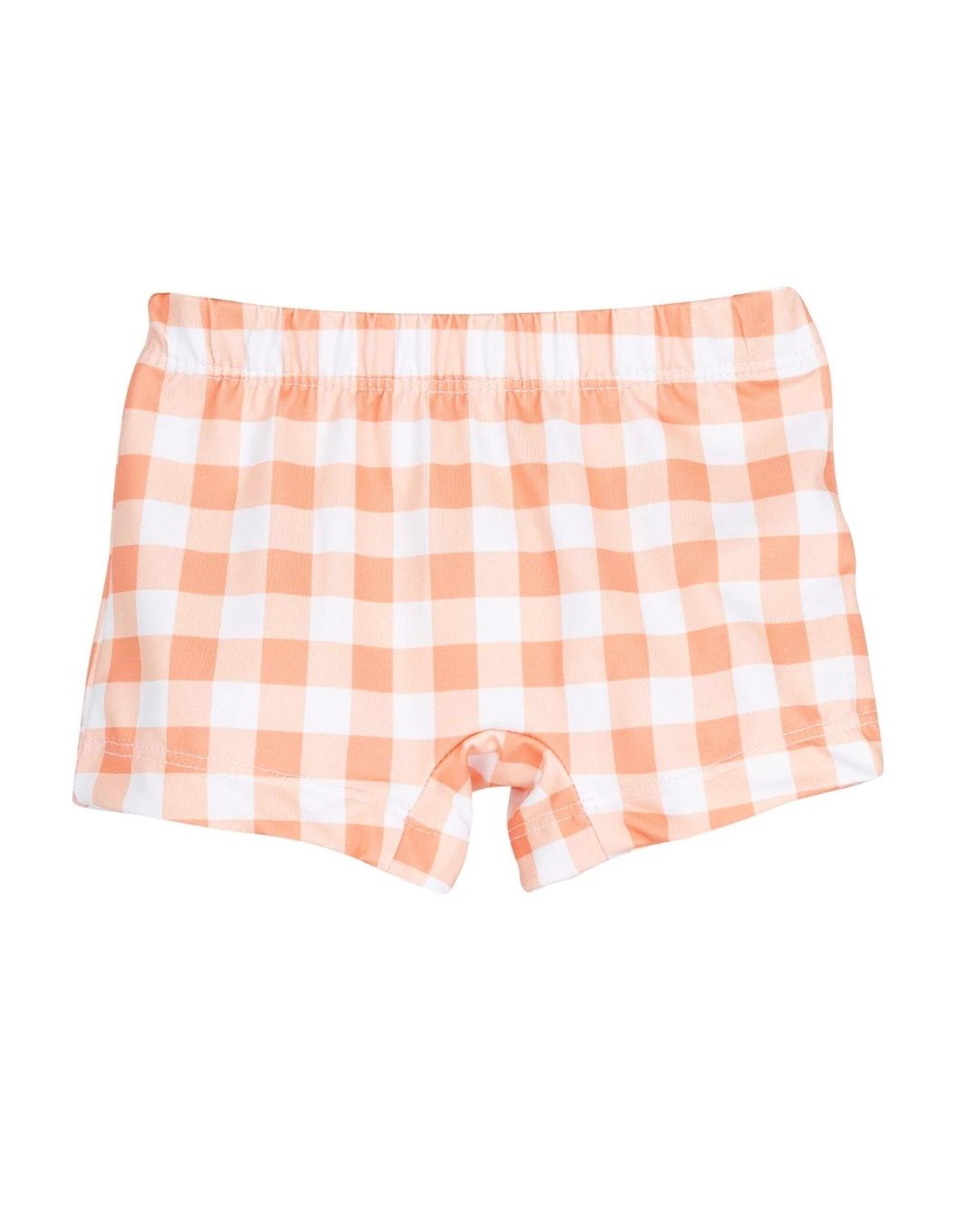 Boxer Niño Baño CUADROS Melocotón - Calamaro