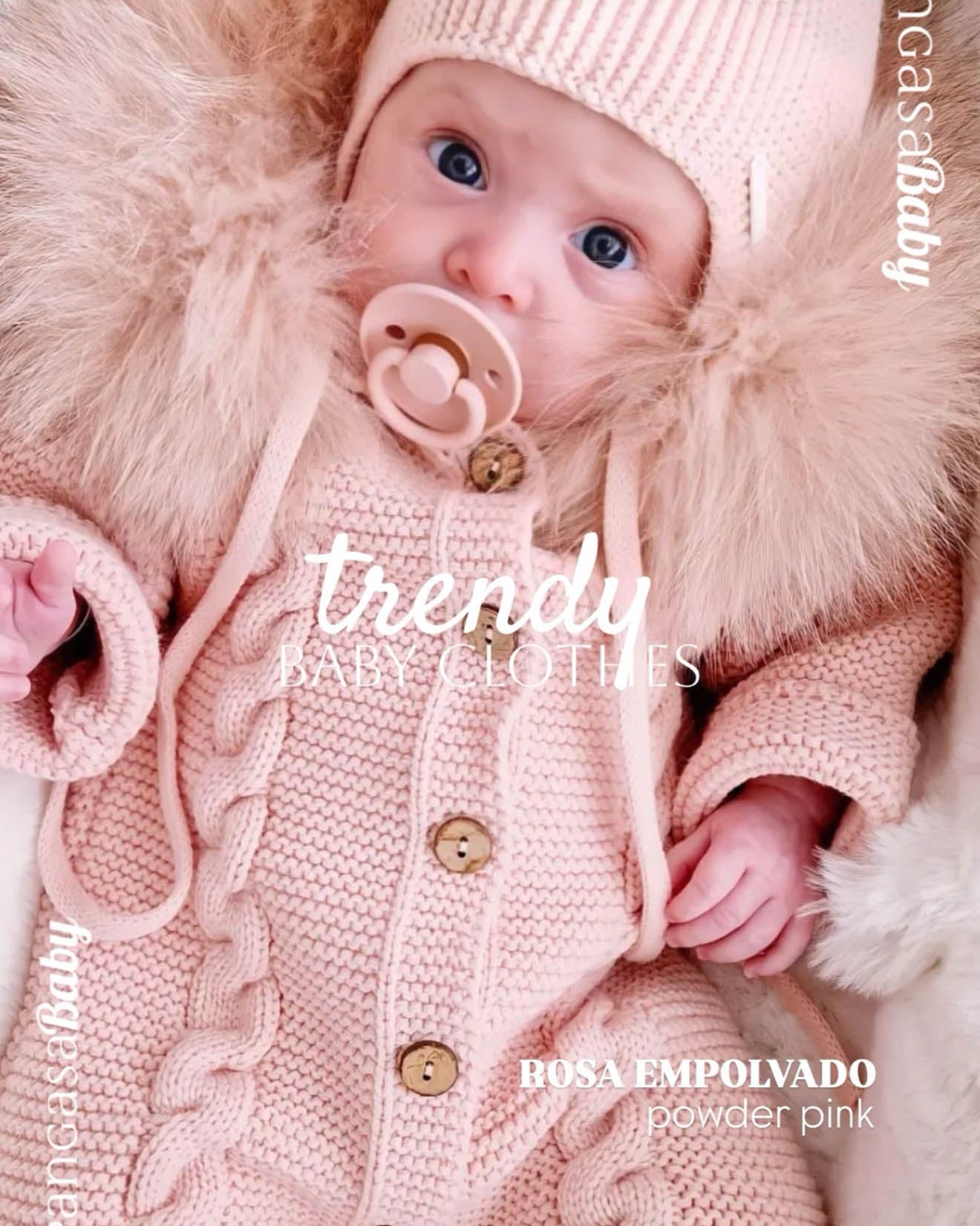 Buzo Ochos Pelo Rosa Empolvado Pangasa Baby – Tienda Grumetes