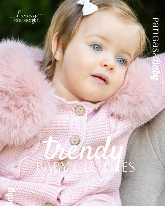 Buzo Ochos Pelo Natural sintetico Rosa Empolvado - Pangasa Baby