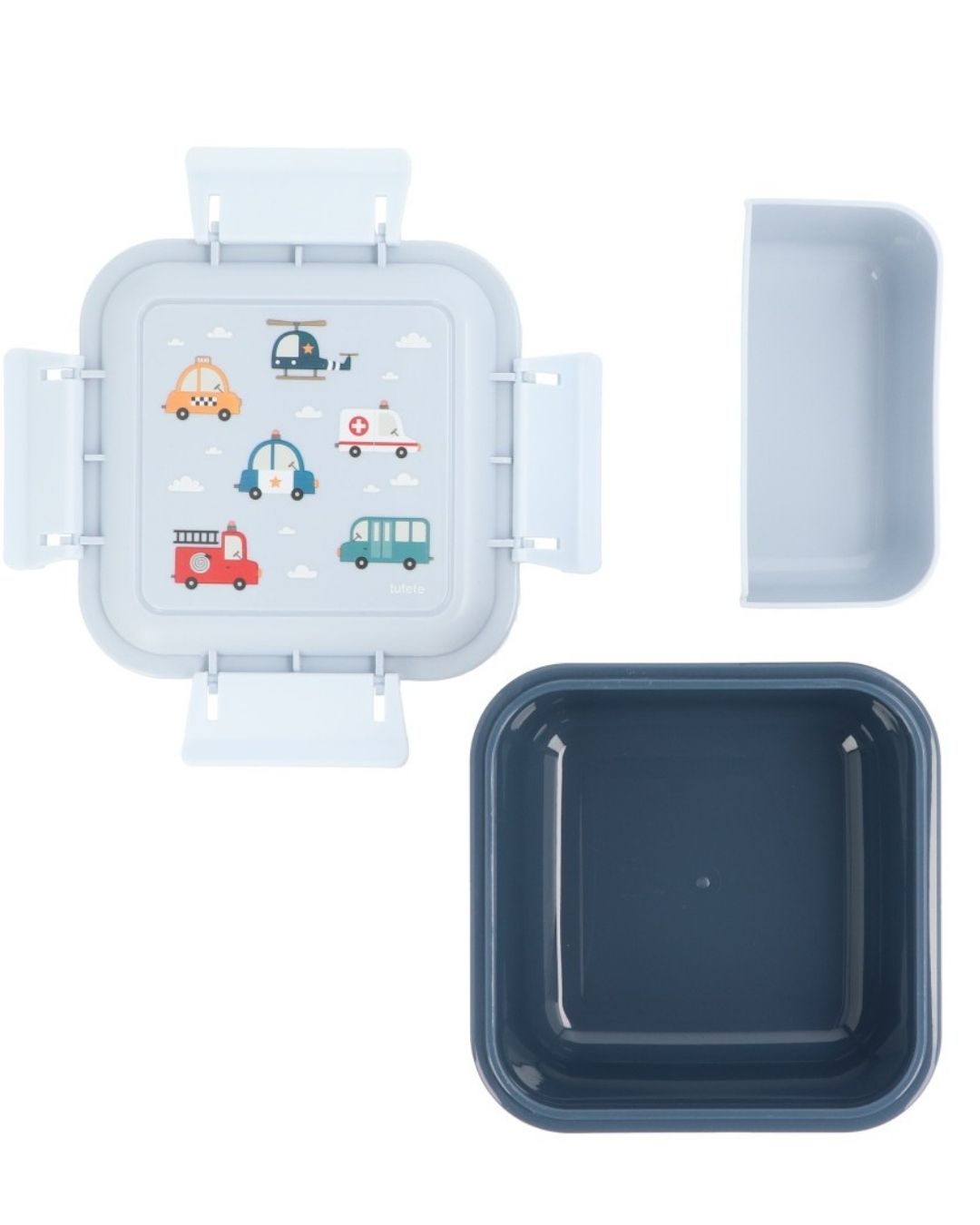 Caja Almuerzo Grande City Cars 🚗 Coches - Tutete