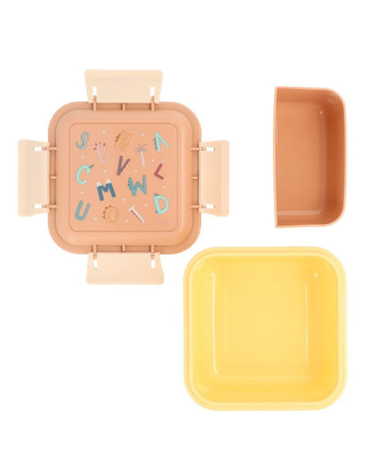 Caja Almuerzo Grande Funny Letters - Tutete