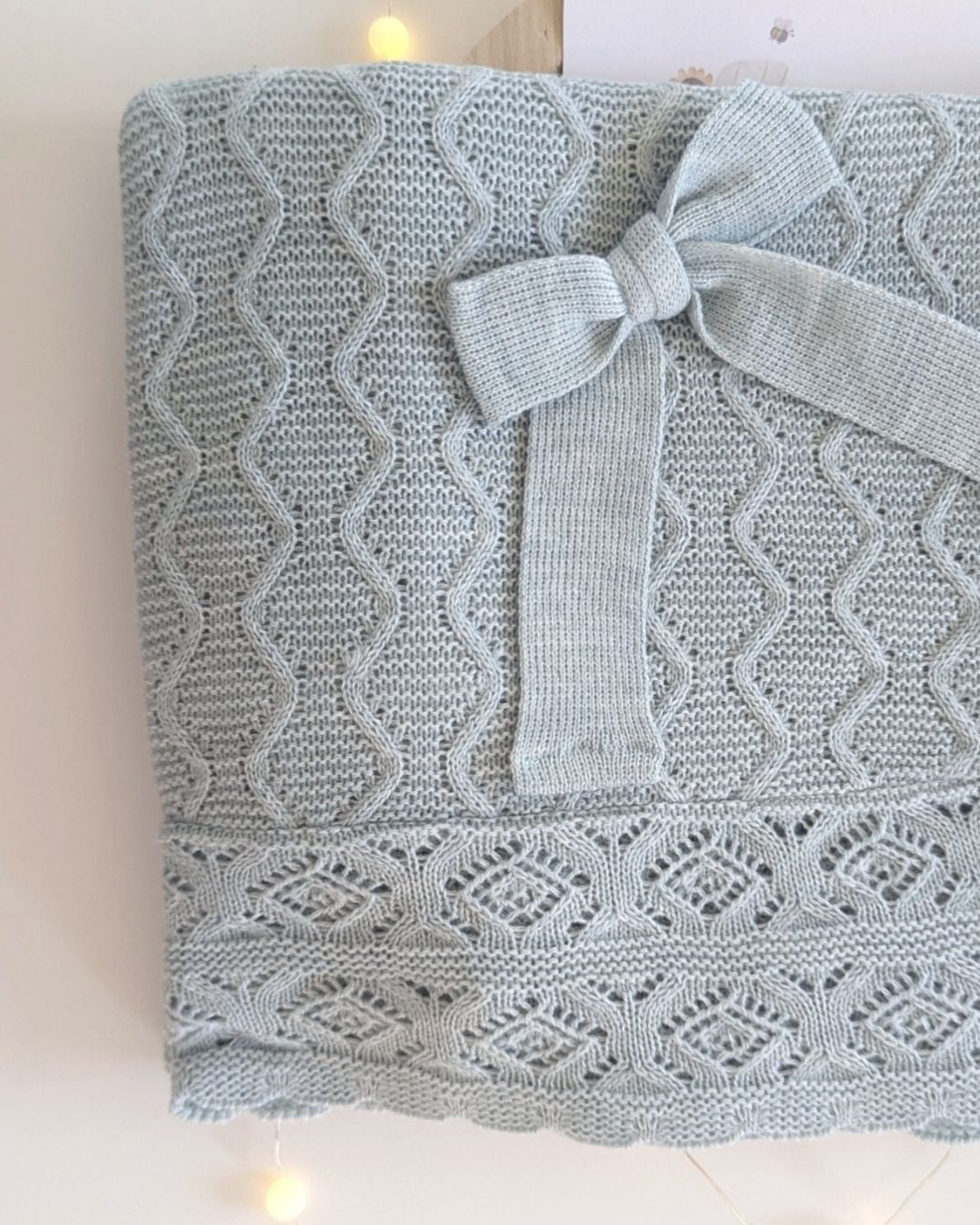 Chal Aranes Rombos Verde Menta 25517 - Juliana