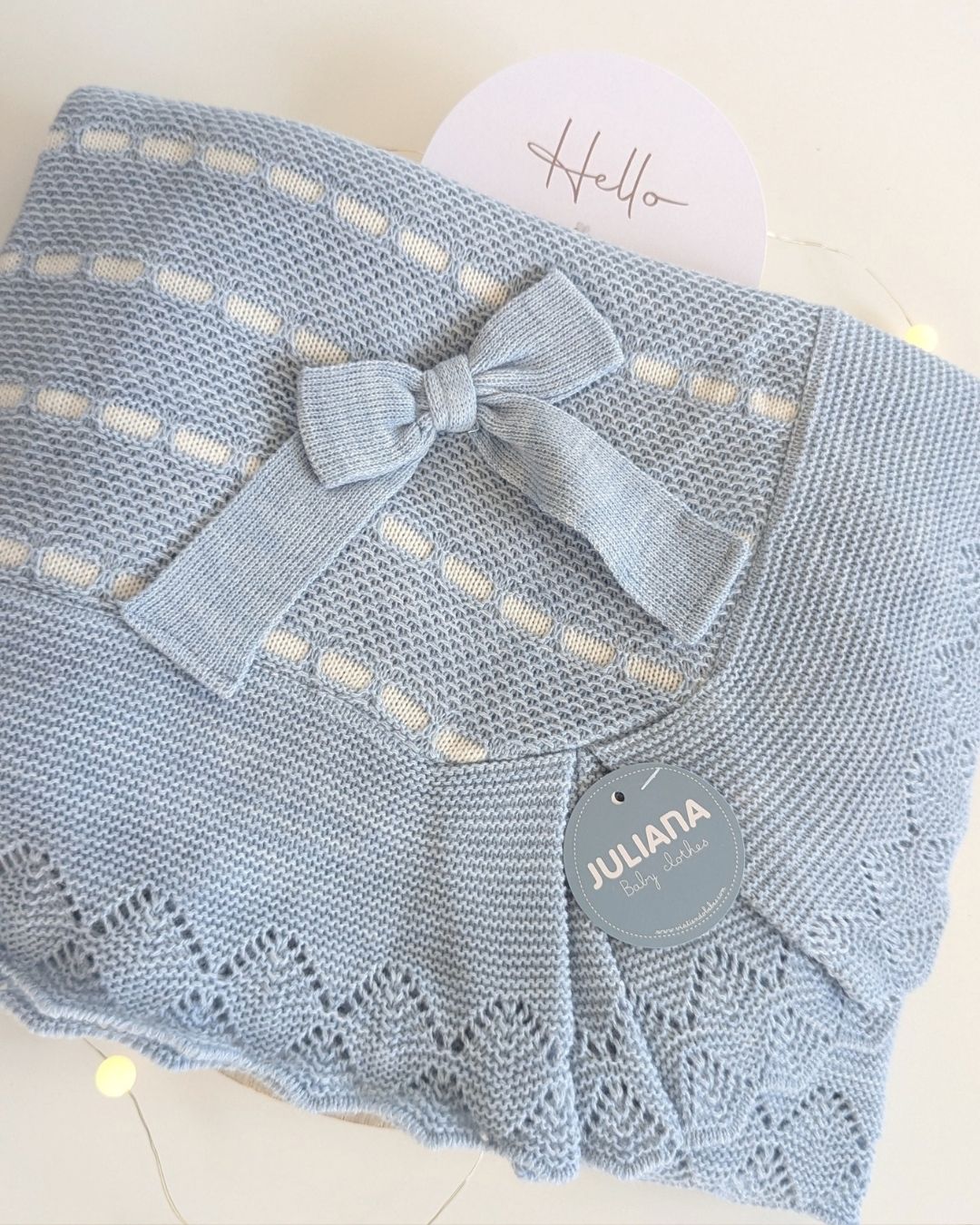 Chal Bebés Pasacintas Azul 25523 - Juliana