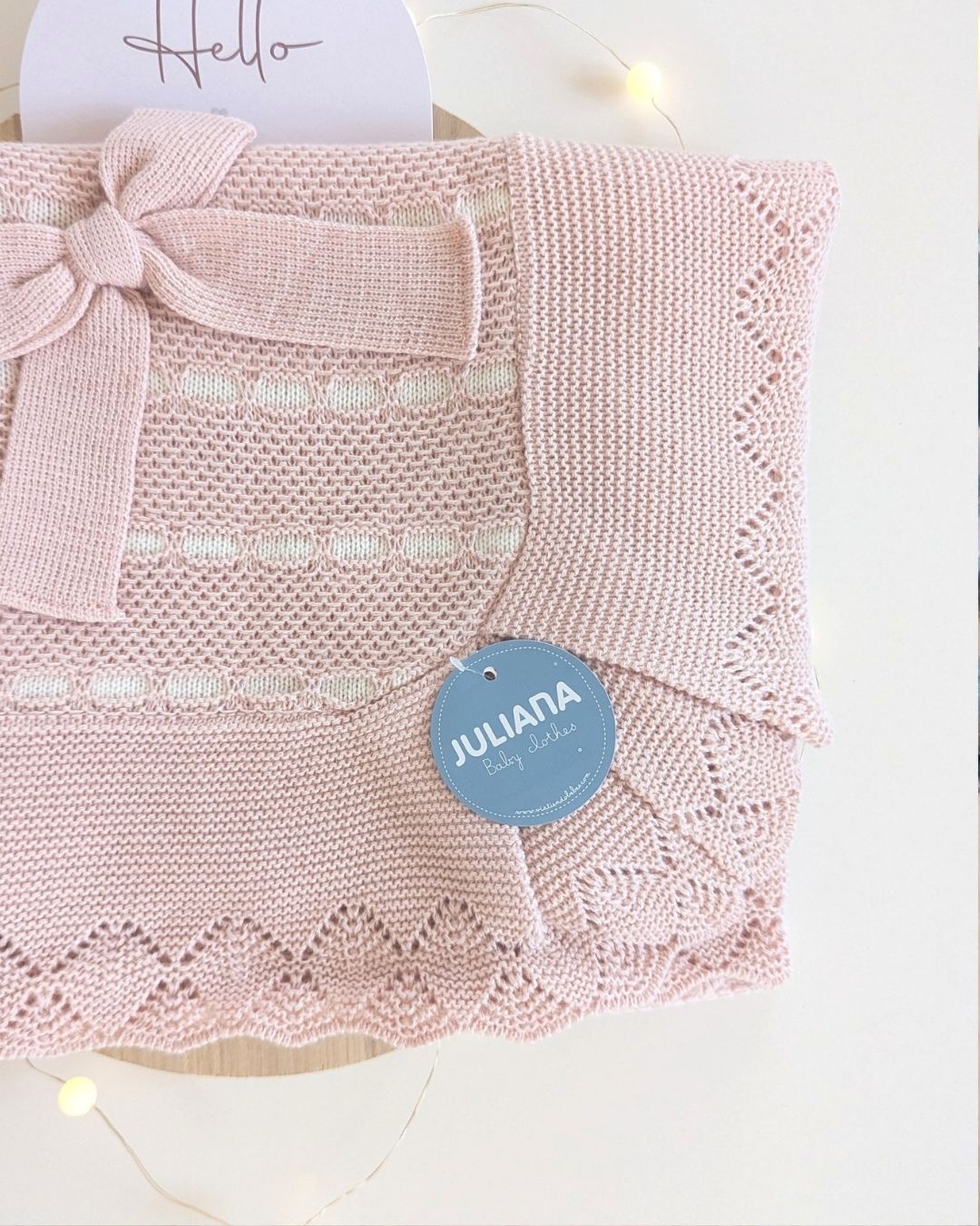 Chal Bebé Pasacintas Rosa Palo 25523 - Juliana