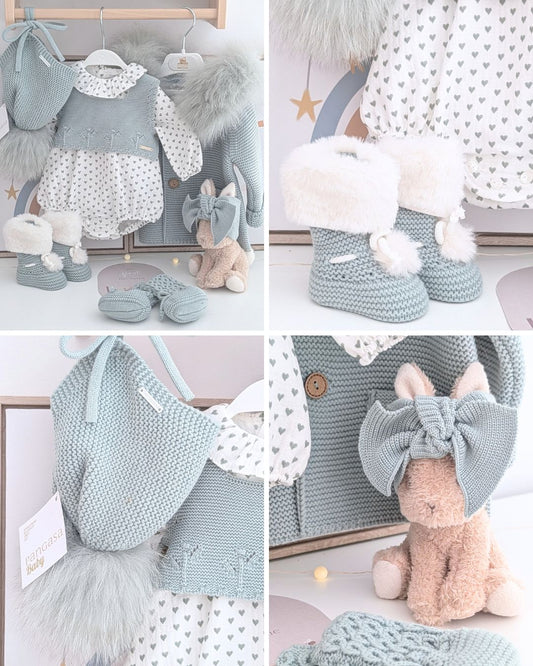 Chaleco Punto Verde Mint - Basic Collection Pangasa Baby