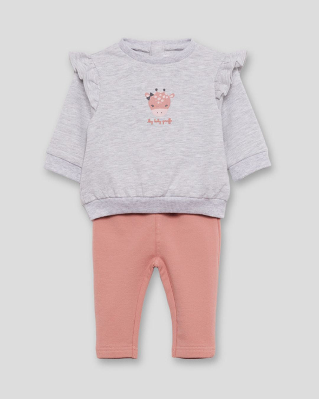 Chándal Bebé niña Jirafa Gris - Street Monkey