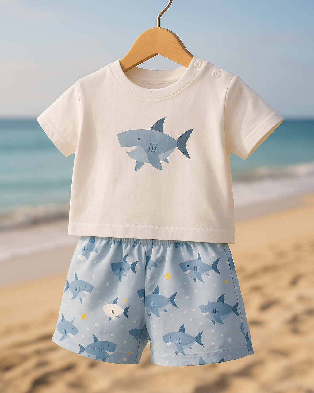 Conjunto Baño Niño Tiburón - Babidu