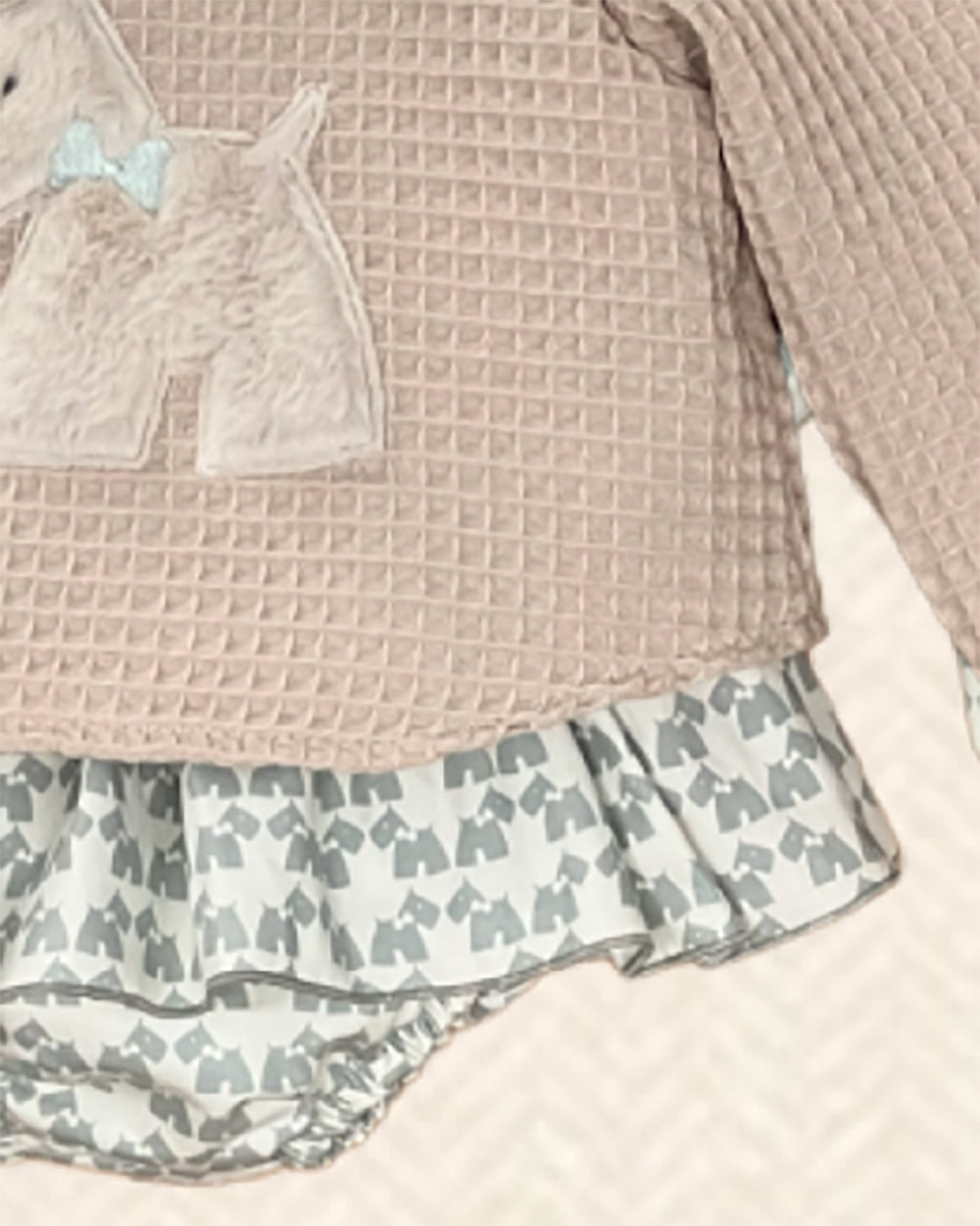 Conjunto Niña Sudadera Perrito Verde - Valentina Bebés