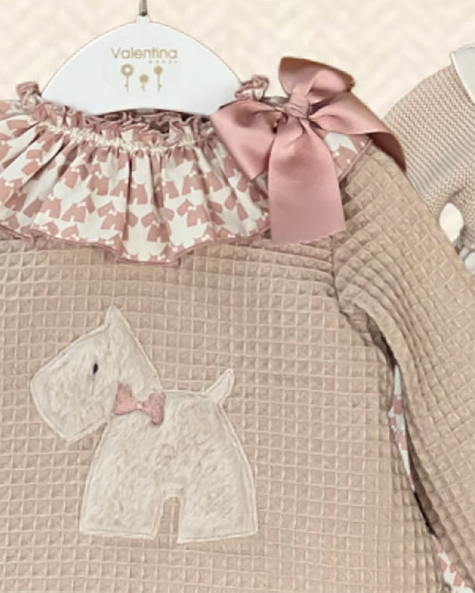 Conjunto NIña Sudadera Perrito Maquillaje - Valentina Bebés