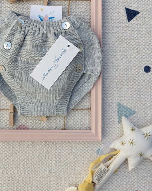 Braguita Punto Nuit Gris Perla - Martín Aranda