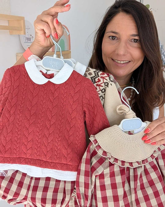 Conjunto Baby Familia Guinda Art.1014 - Yoedu