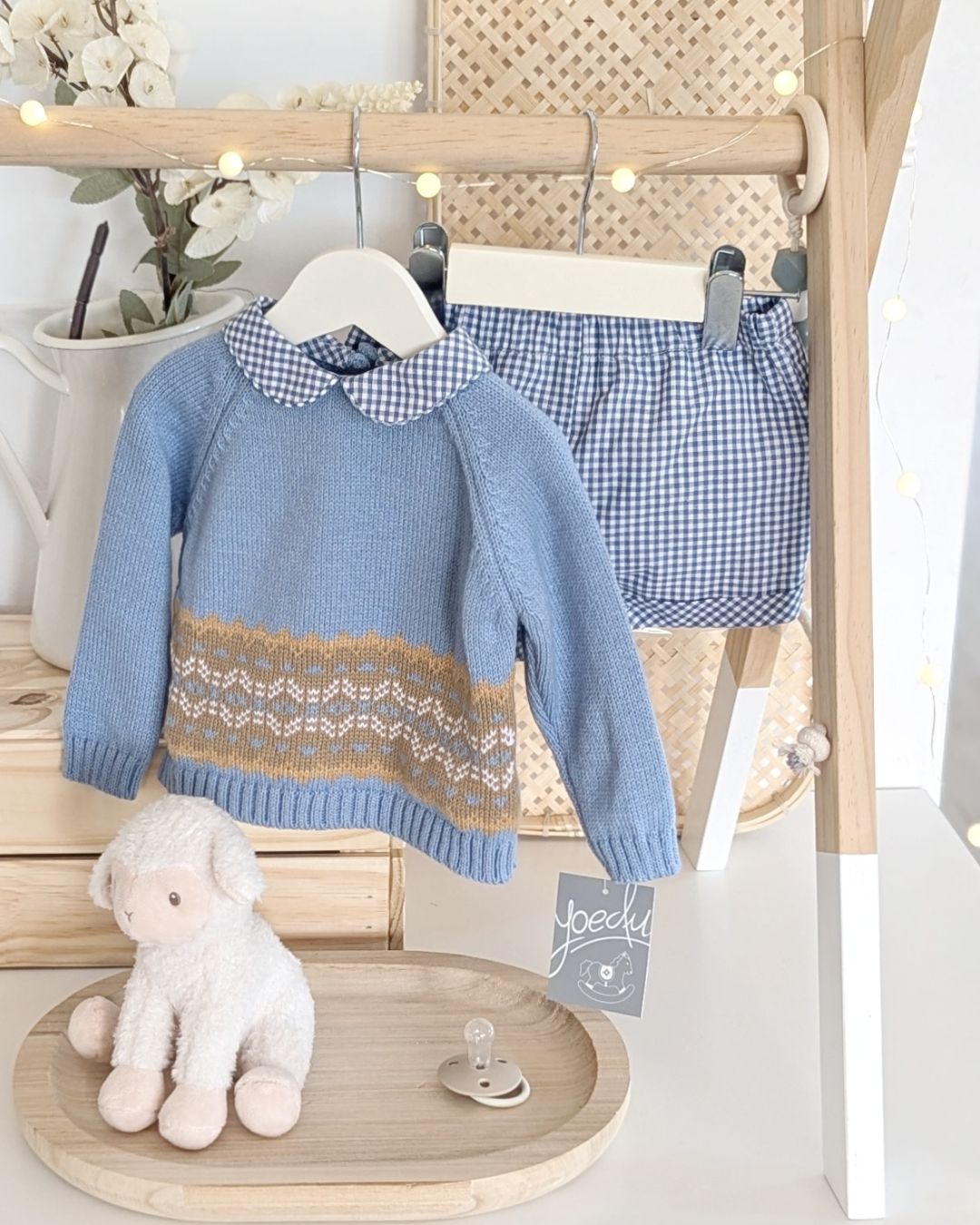 Conjunto Baby Familia Seda 1014INV-25 - Yoedu