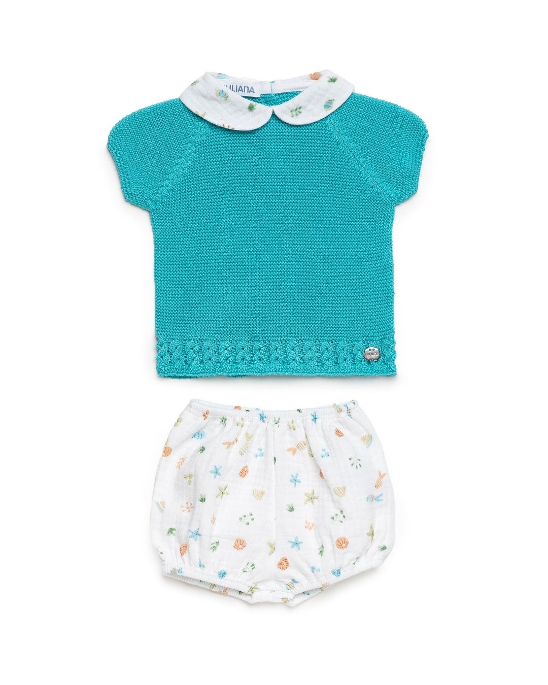 Conjunto Bebé Mar Turquesa 🍈 Colección Melón - Juliana