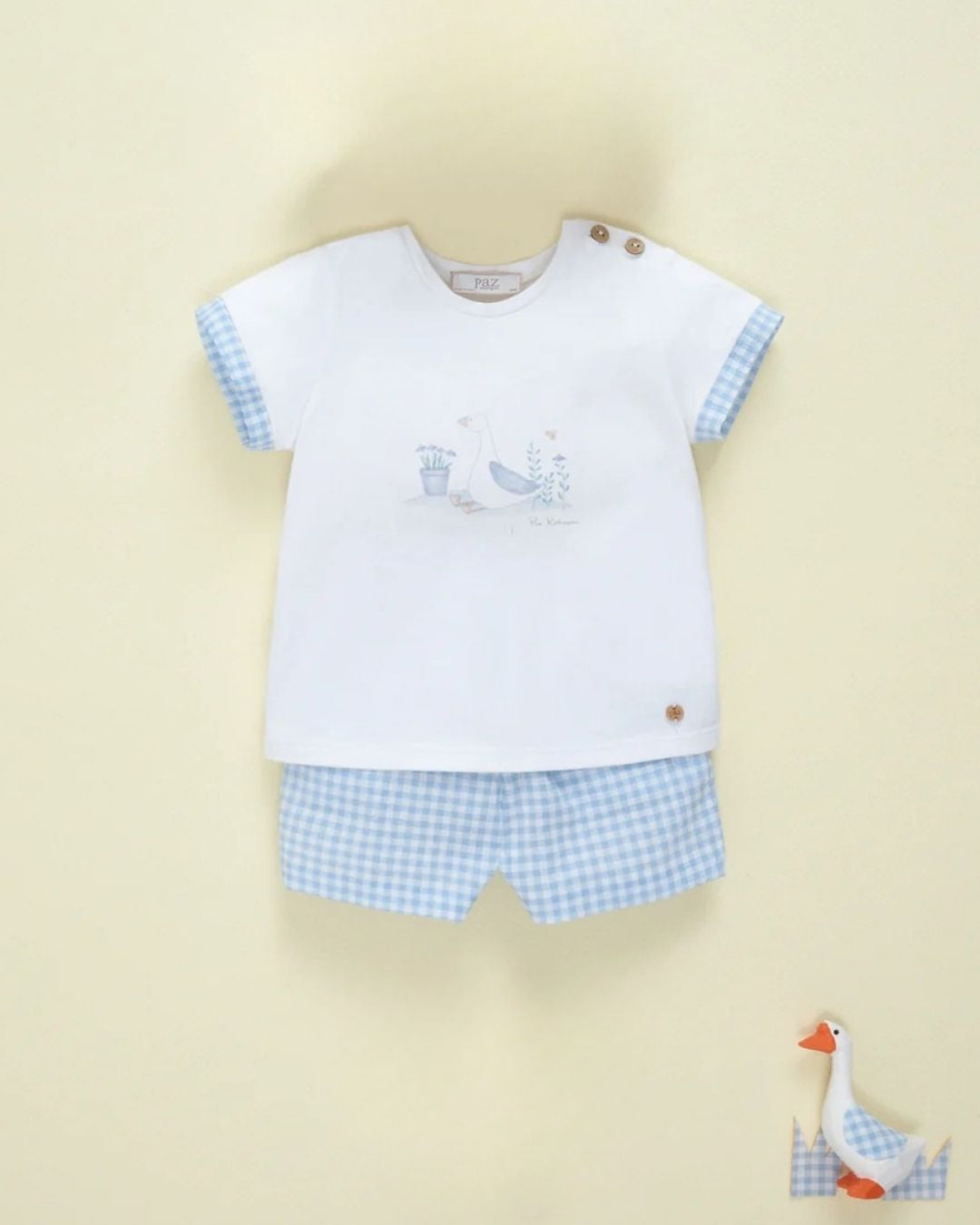 Conjunto Bebé Niño ANADE Camiseta y pantalón - Paz Rodriguez