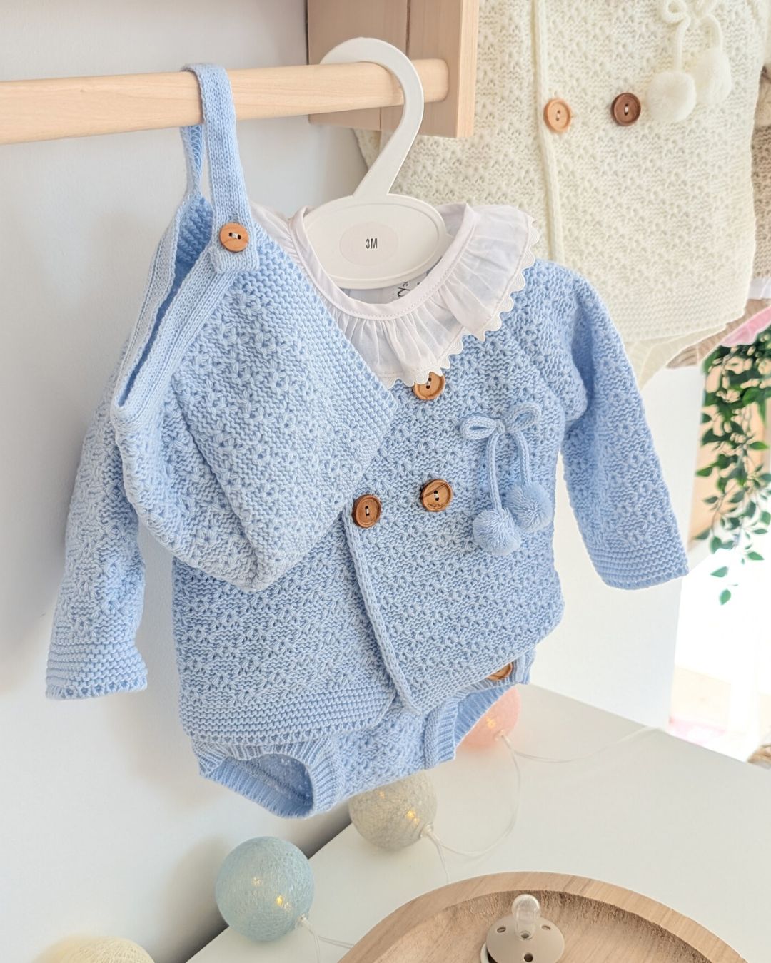 Conjunto Bebé Punto 4P Rodalquilar Celeste 27111