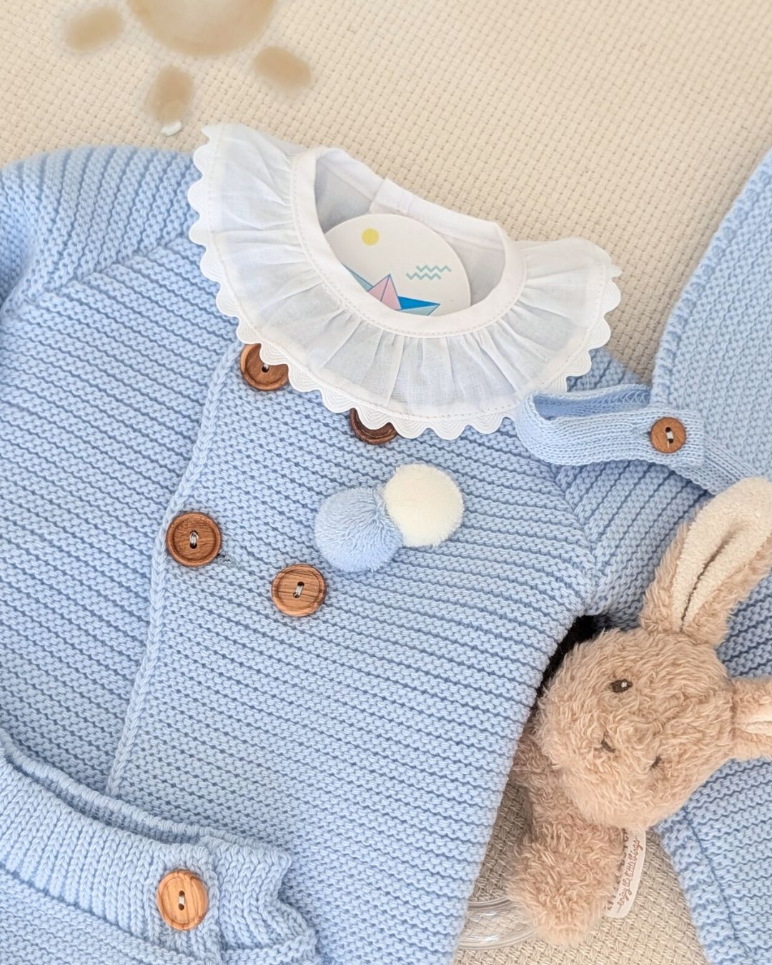 Conjunto Bebé Punto 4P Salinas Celeste 27112