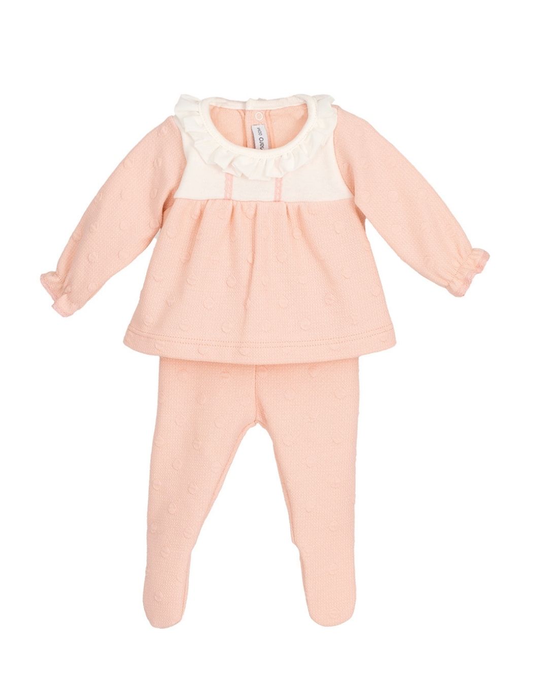 Conjunto Bebe Recien Nacido Polaina Burán Melocotón - Calamaro