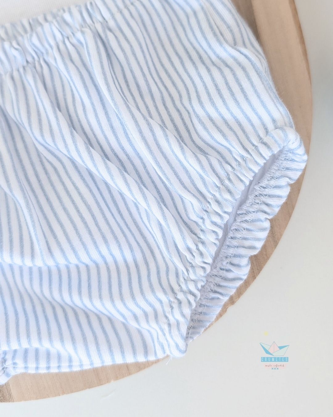 Conjunto Body + Ranita Azul Bordado Mirada - Babidu