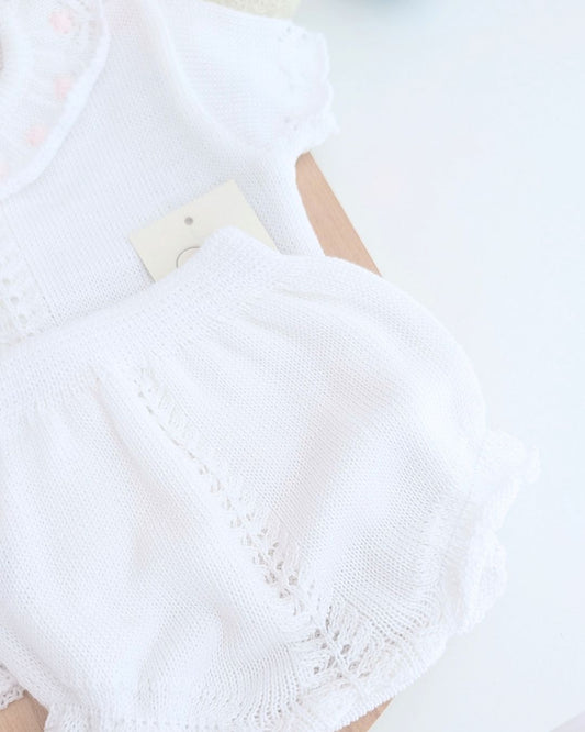 Conjunto Braga Calados Bodoques Rosa - Primbaby