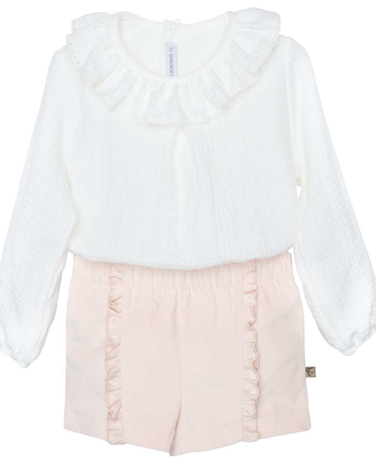 Conjunto Con Chaleco Laza Nude - Calamaro
