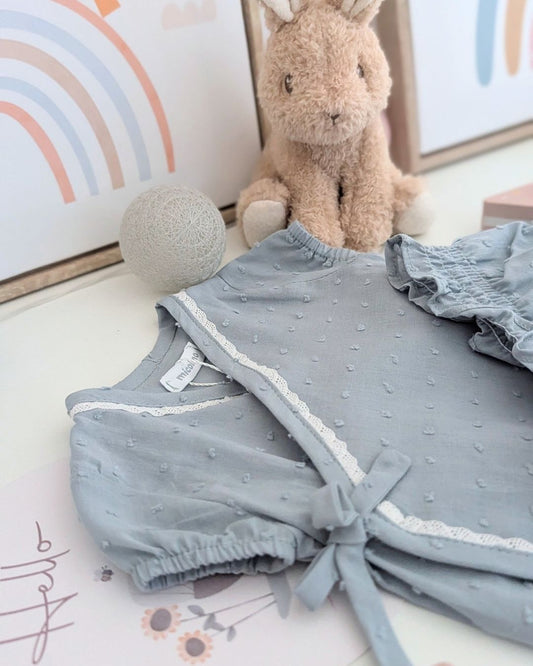 Conjunto Cruzado PLUMETI Verde Agua ART.4639 - Micolino