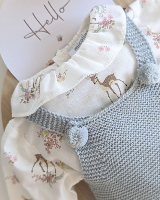 Conjunto Micolino Verde Seda Familia Beatrice - Micolino