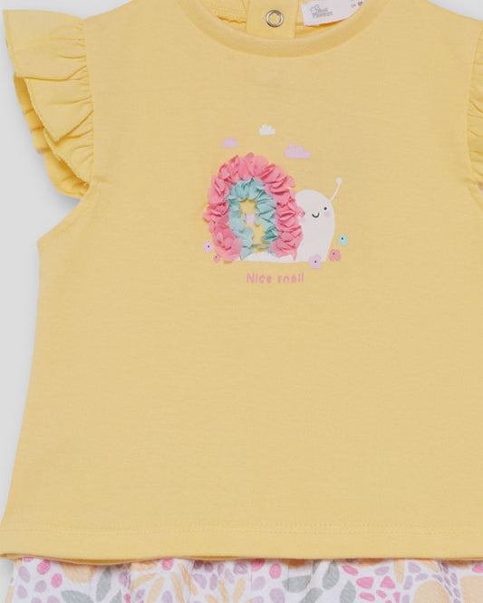 Conjunto Niña Flores Nice Snail - Street Monkey